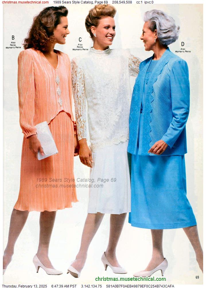 1989 Sears Style Catalog, Page 69