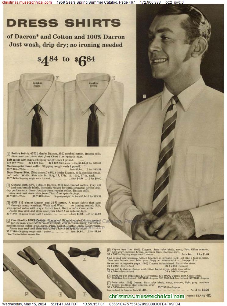1959 Sears Spring Summer Catalog, Page 467