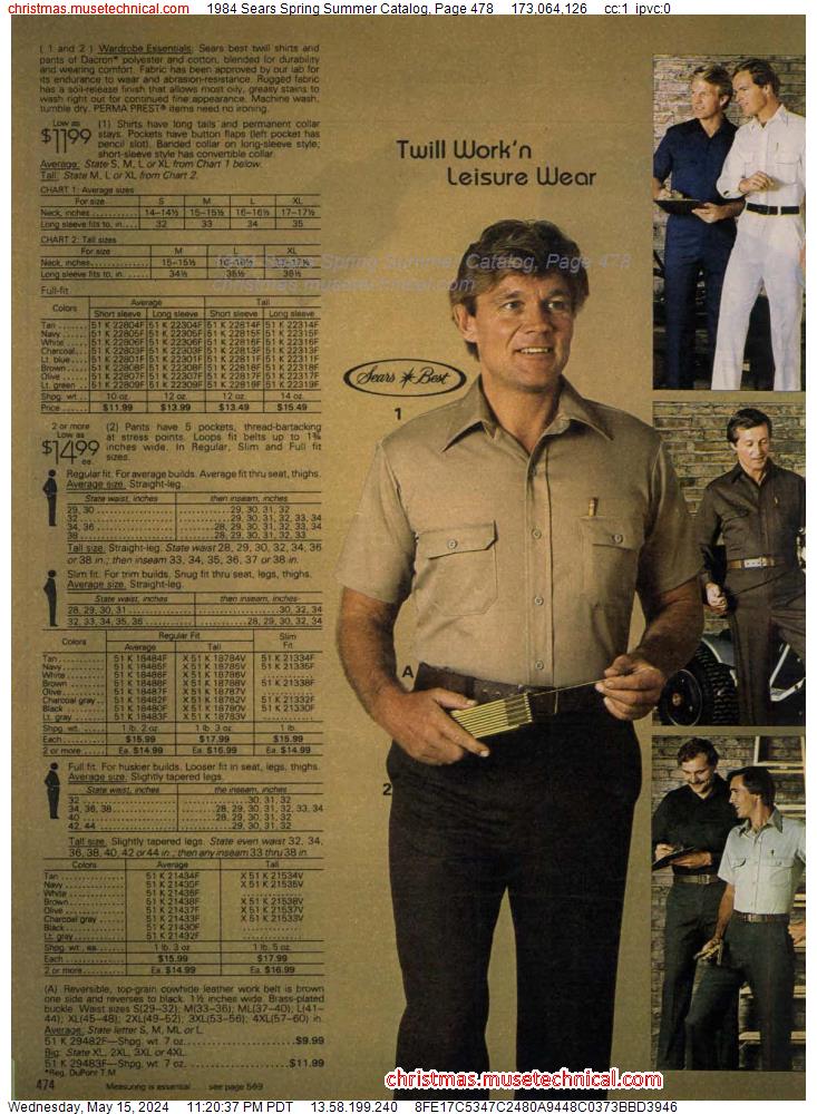 1984 Sears Spring Summer Catalog, Page 478