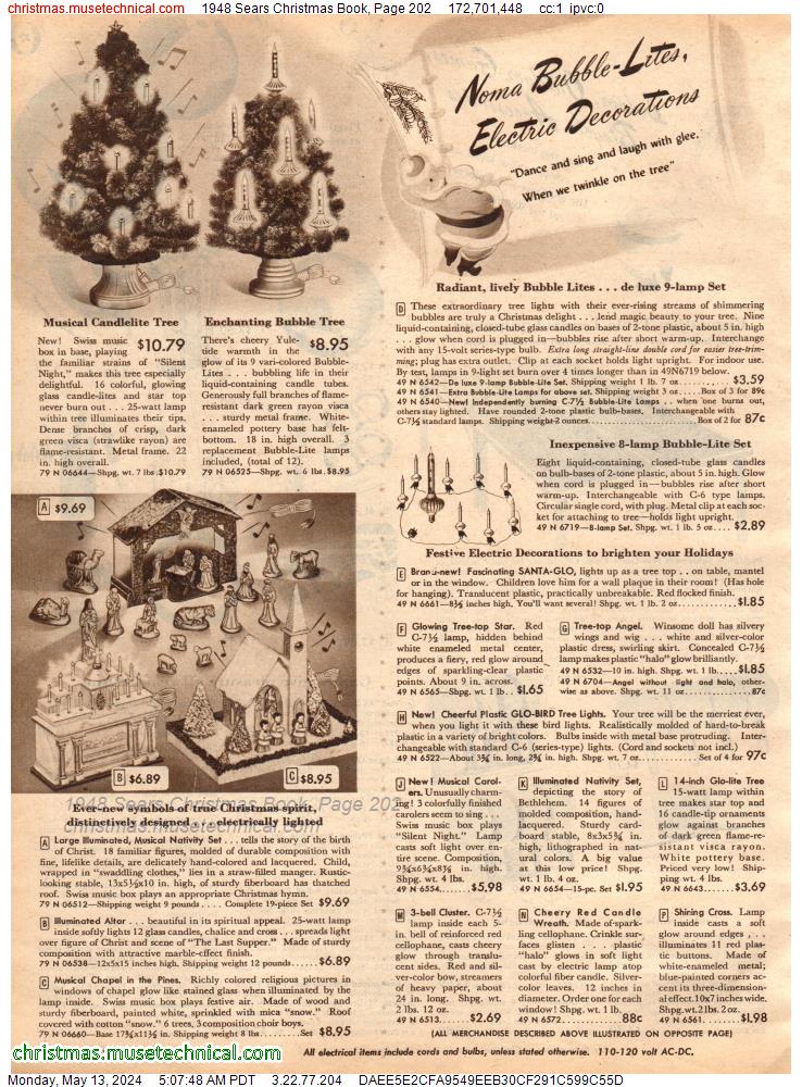 1948 Sears Christmas Book, Page 202