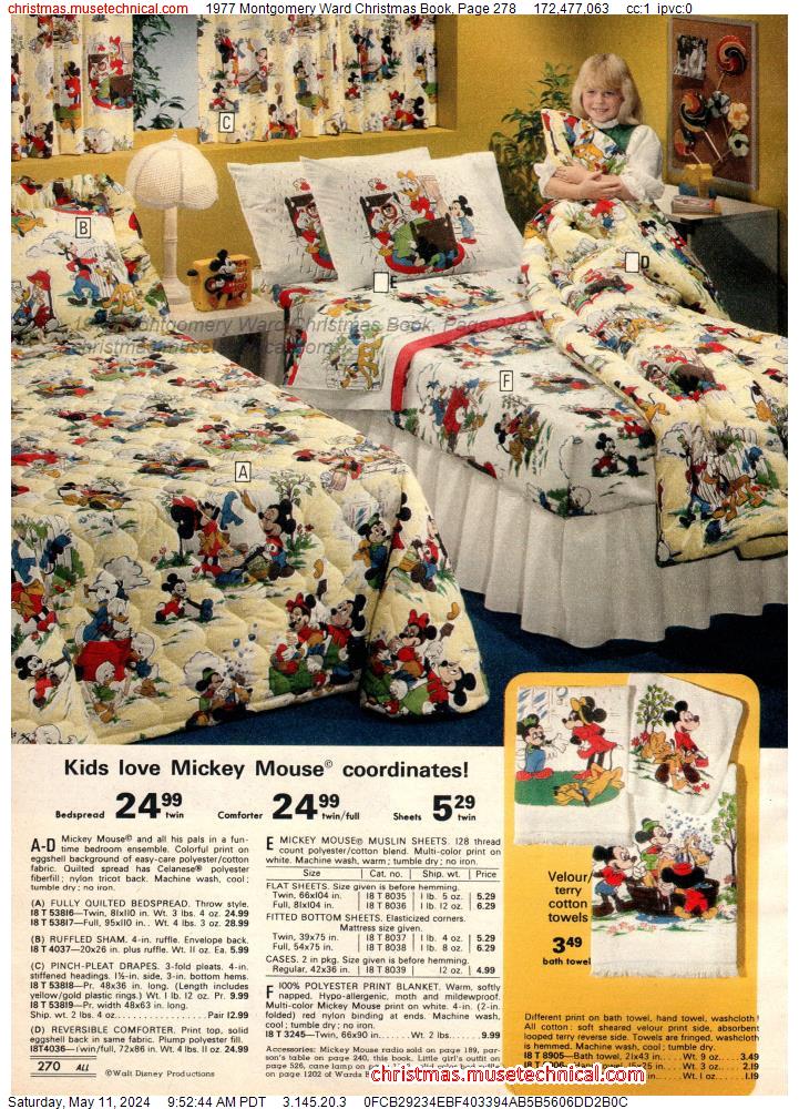 1977 Montgomery Ward Christmas Book, Page 278