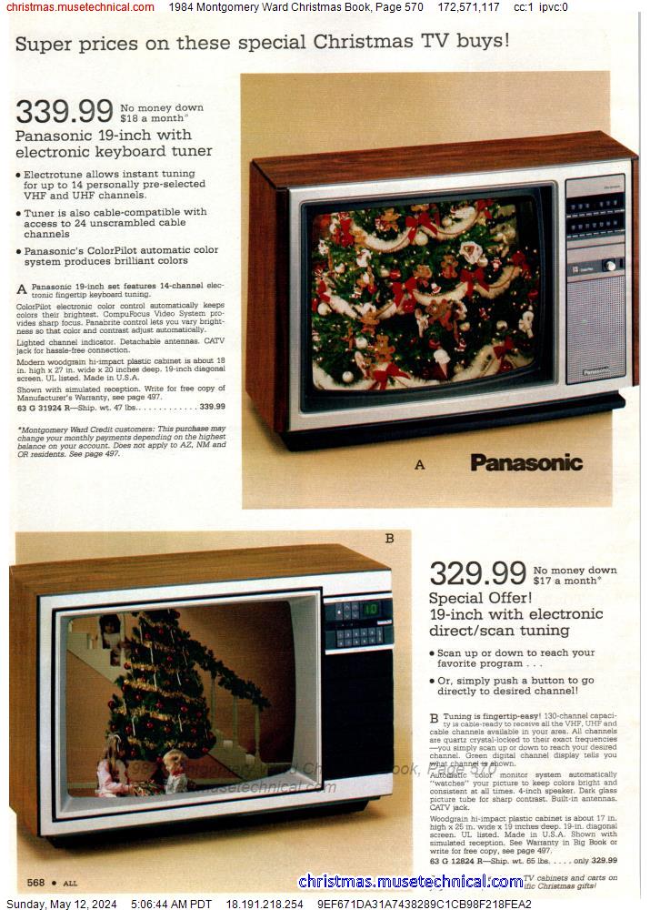 1984 Montgomery Ward Christmas Book, Page 570