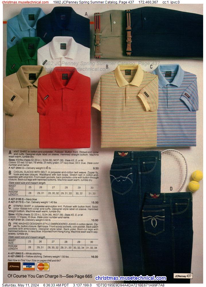 1982 JCPenney Spring Summer Catalog, Page 437