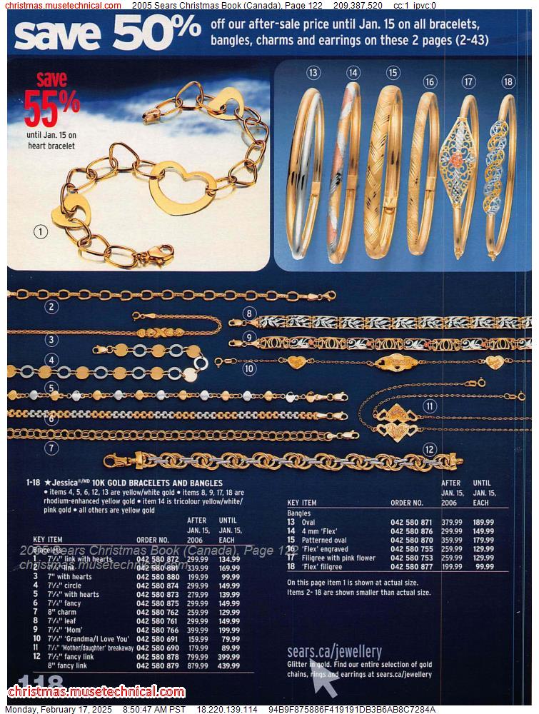 2005 Sears Christmas Book (Canada), Page 122