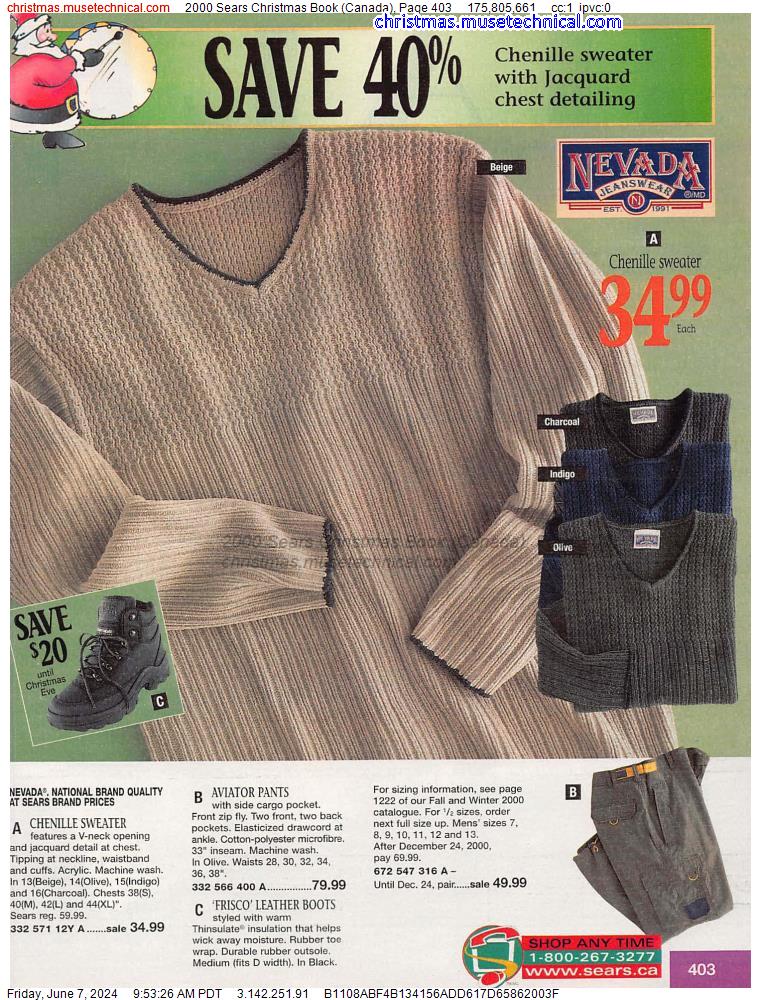 2000 Sears Christmas Book (Canada), Page 403