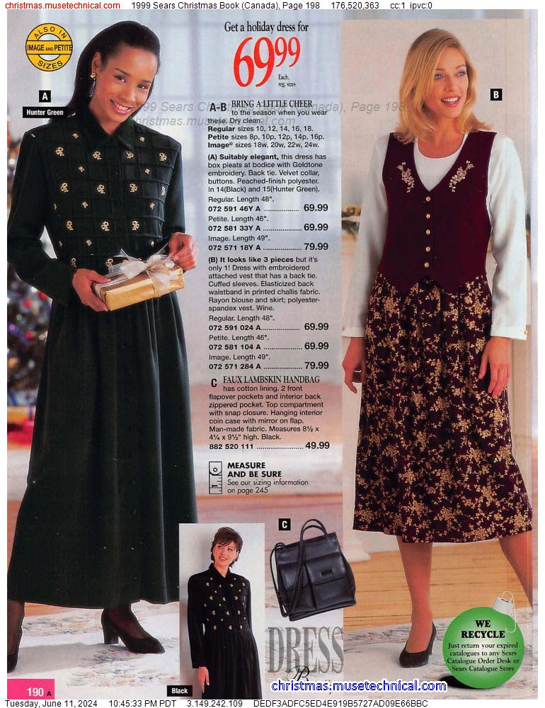 1999 Sears Christmas Book (Canada), Page 198