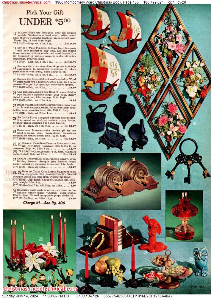 1966 Montgomery Ward Christmas Book, Page 455