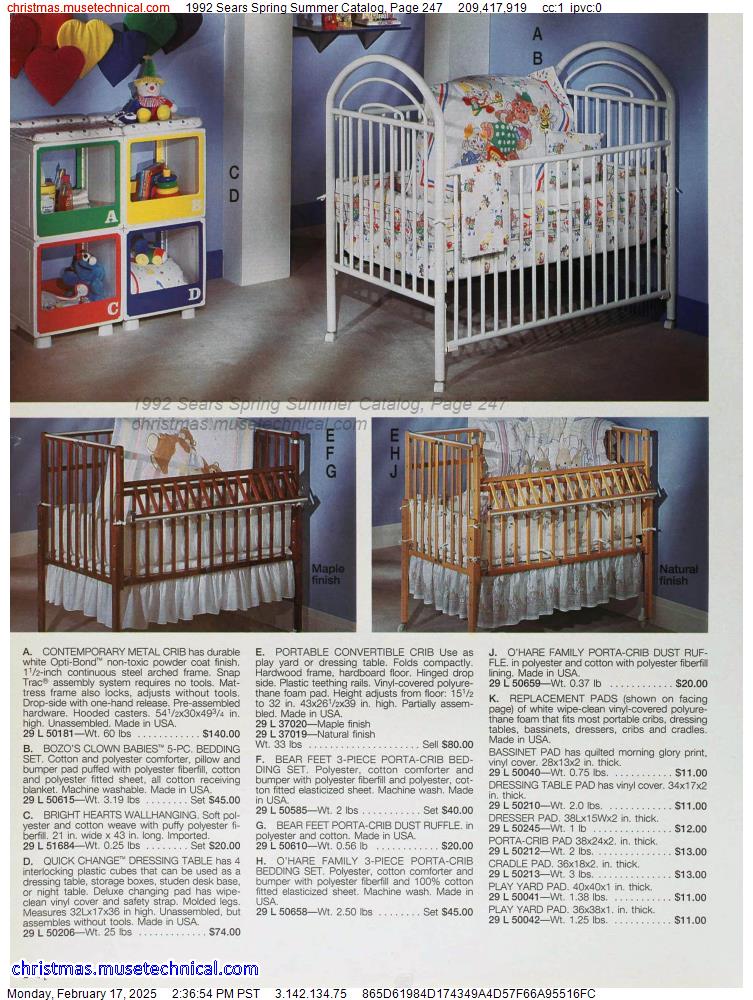 1992 Sears Spring Summer Catalog, Page 247