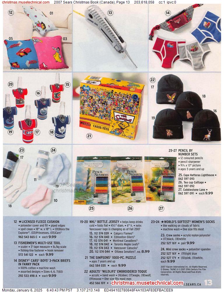 2007 Sears Christmas Book (Canada), Page 13