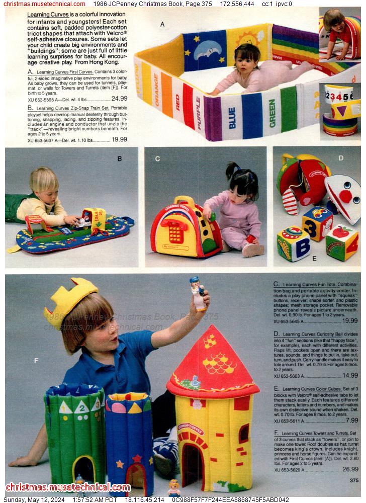 1986 JCPenney Christmas Book, Page 375