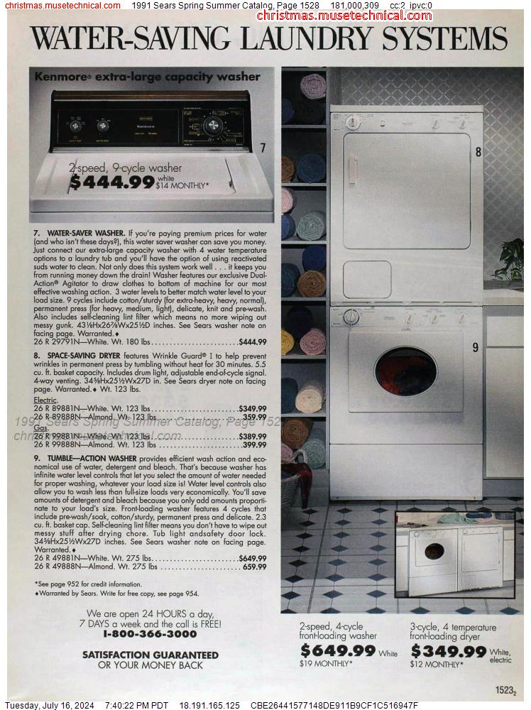 1991 Sears Spring Summer Catalog, Page 1528