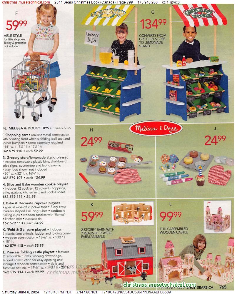 2011 Sears Christmas Book (Canada), Page 799