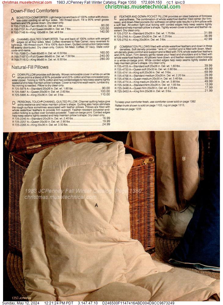 1983 JCPenney Fall Winter Catalog, Page 1350
