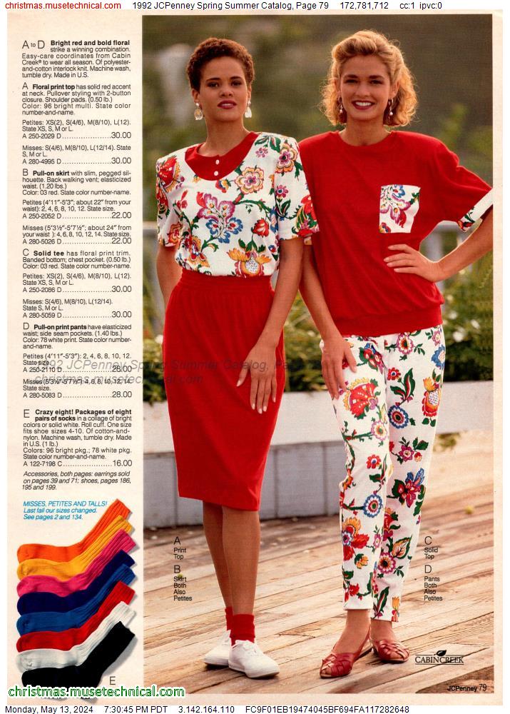1992 JCPenney Spring Summer Catalog, Page 79