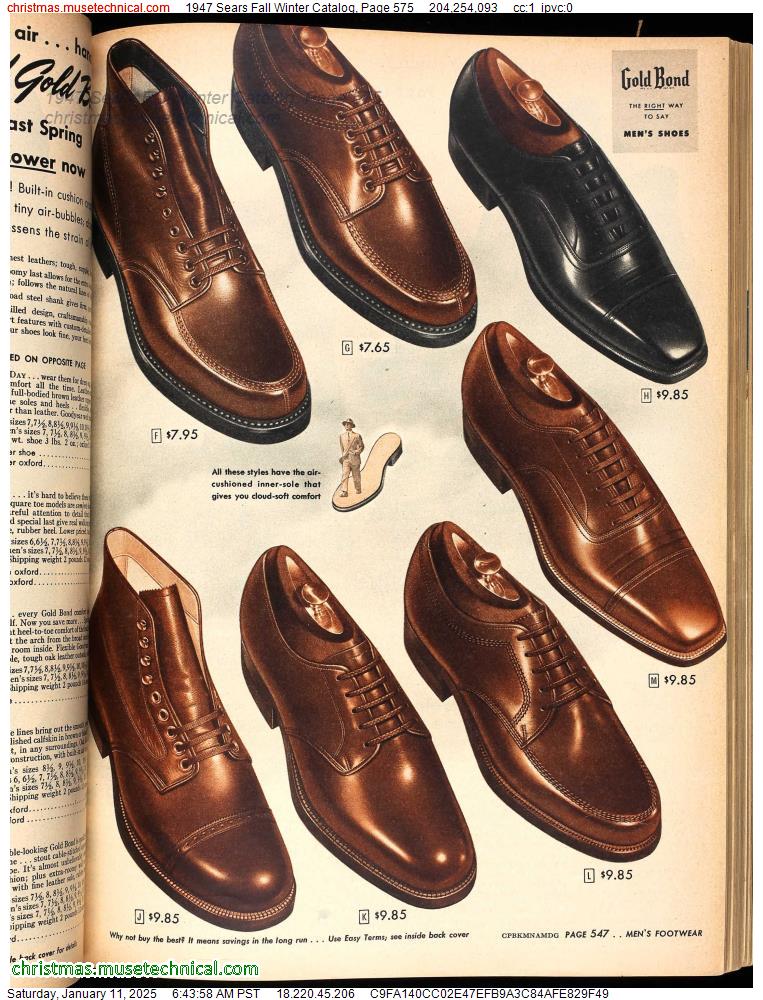 1947 Sears Fall Winter Catalog, Page 575