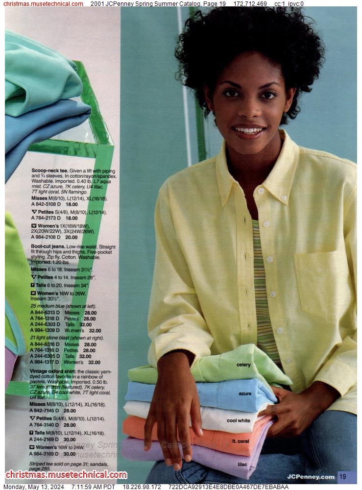 2001 JCPenney Spring Summer Catalog, Page 19