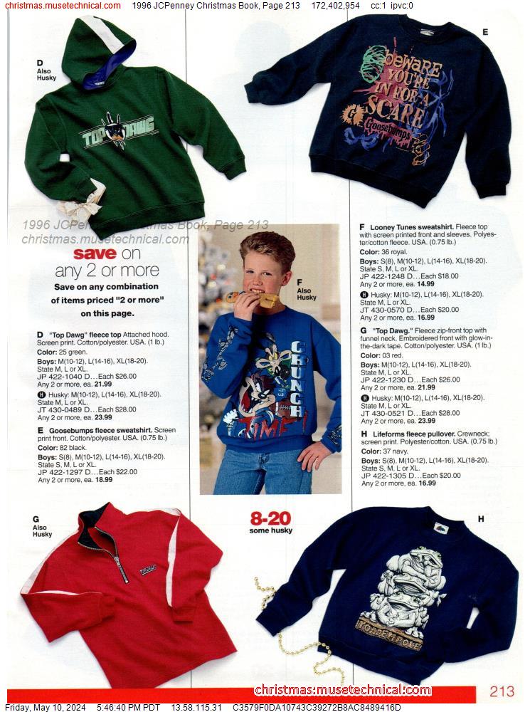 1996 JCPenney Christmas Book, Page 213