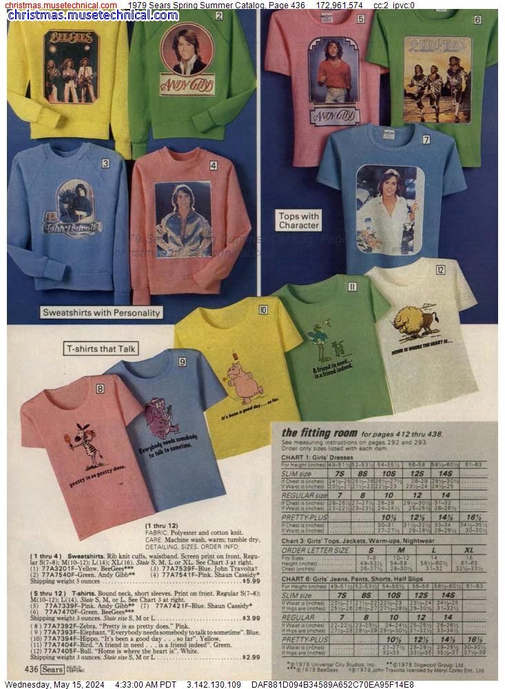 1979 Sears Spring Summer Catalog, Page 436