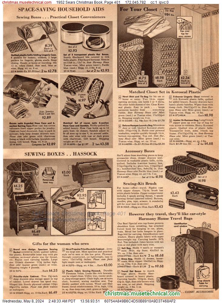 1952 Sears Christmas Book, Page 401