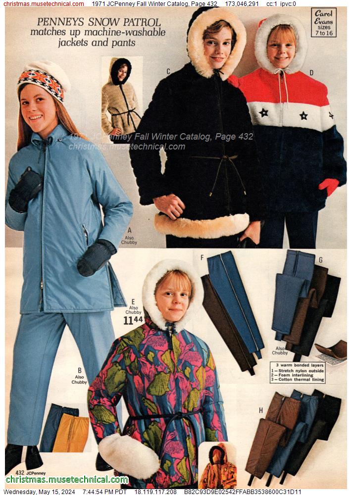 1971 JCPenney Fall Winter Catalog, Page 432