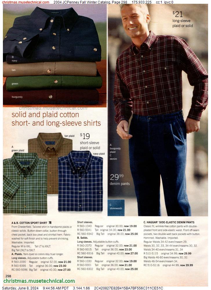 2004 JCPenney Fall Winter Catalog, Page 298