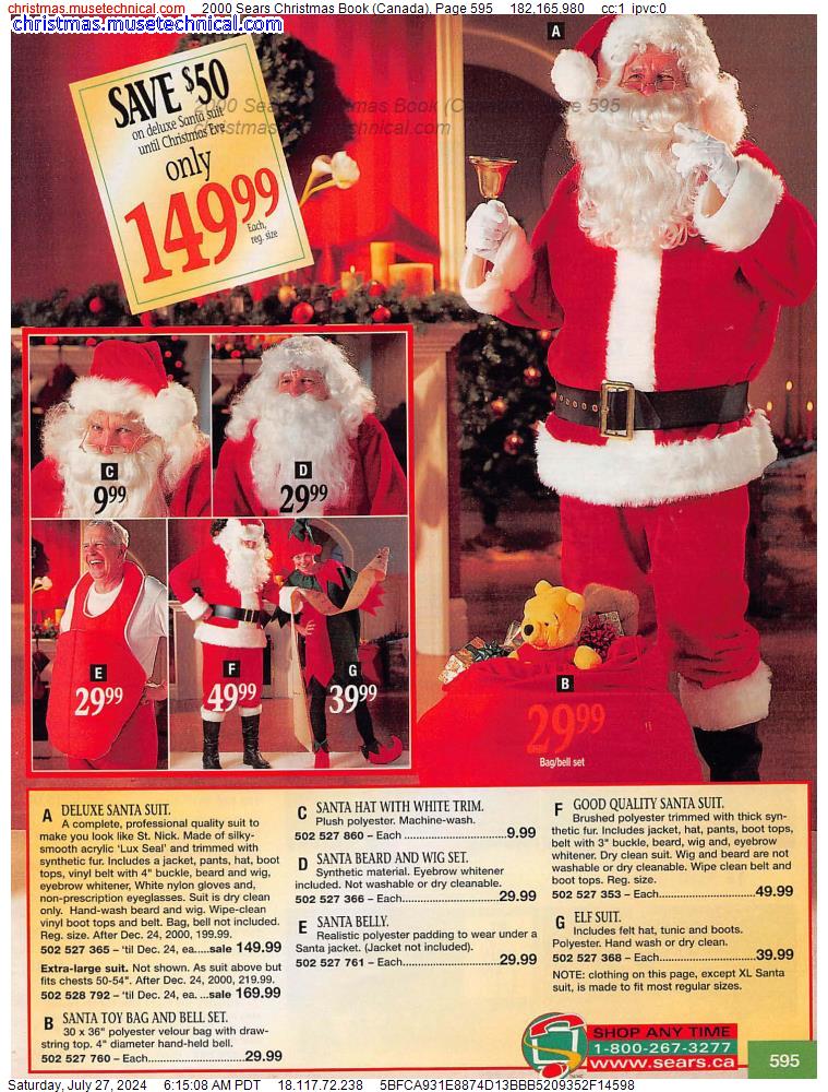 2000 Sears Christmas Book (Canada), Page 595