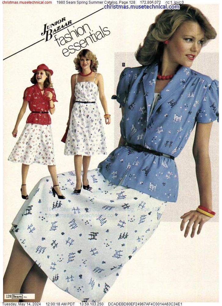 1980 Sears Spring Summer Catalog, Page 128