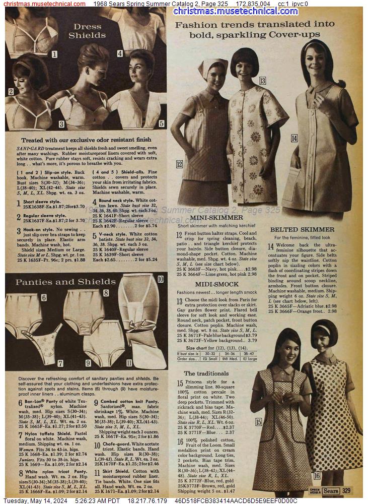 1968 Sears Spring Summer Catalog 2, Page 325