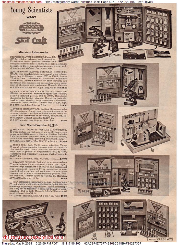 1960 Montgomery Ward Christmas Book, Page 407