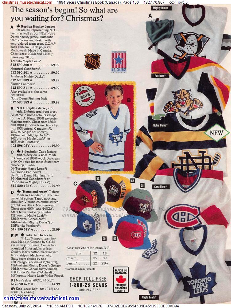 1994 Sears Christmas Book (Canada), Page 156