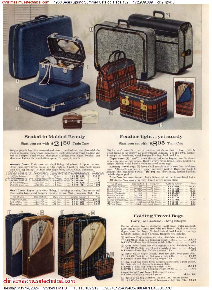 1960 Sears Spring Summer Catalog, Page 132