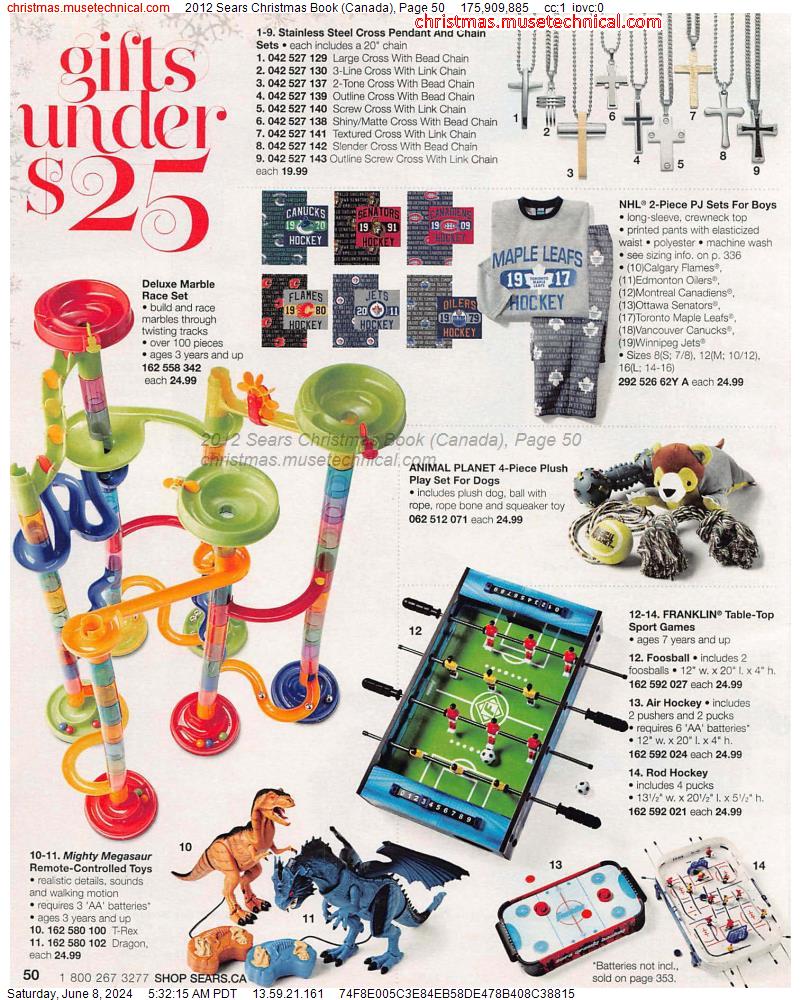 2012 Sears Christmas Book (Canada), Page 50