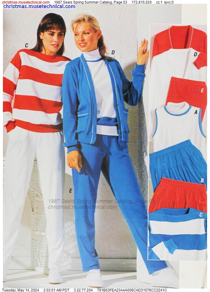 1987 Sears Spring Summer Catalog, Page 53 - Catalogs & Wishbooks