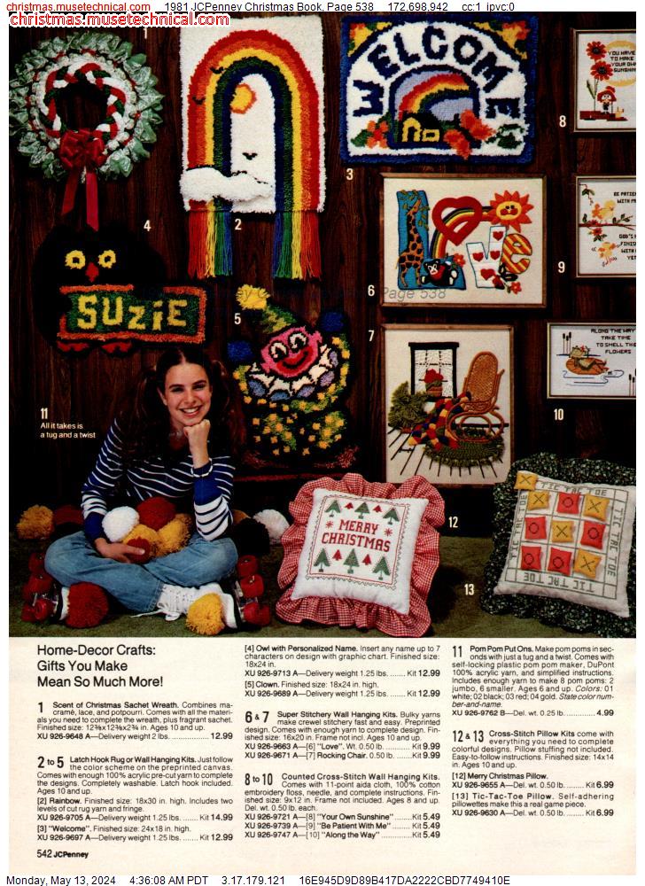 1981 JCPenney Christmas Book, Page 538