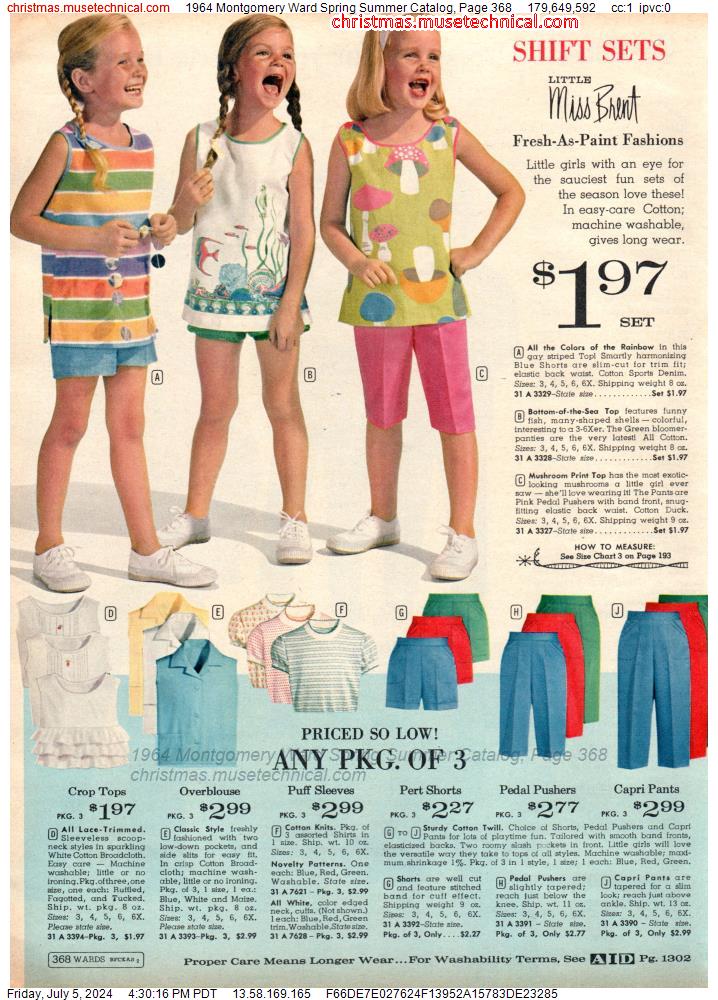 1964 Montgomery Ward Spring Summer Catalog, Page 368