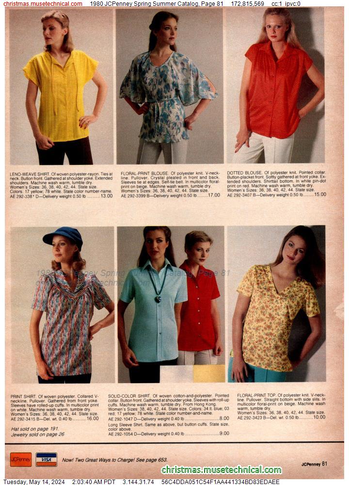 1980 JCPenney Spring Summer Catalog, Page 81