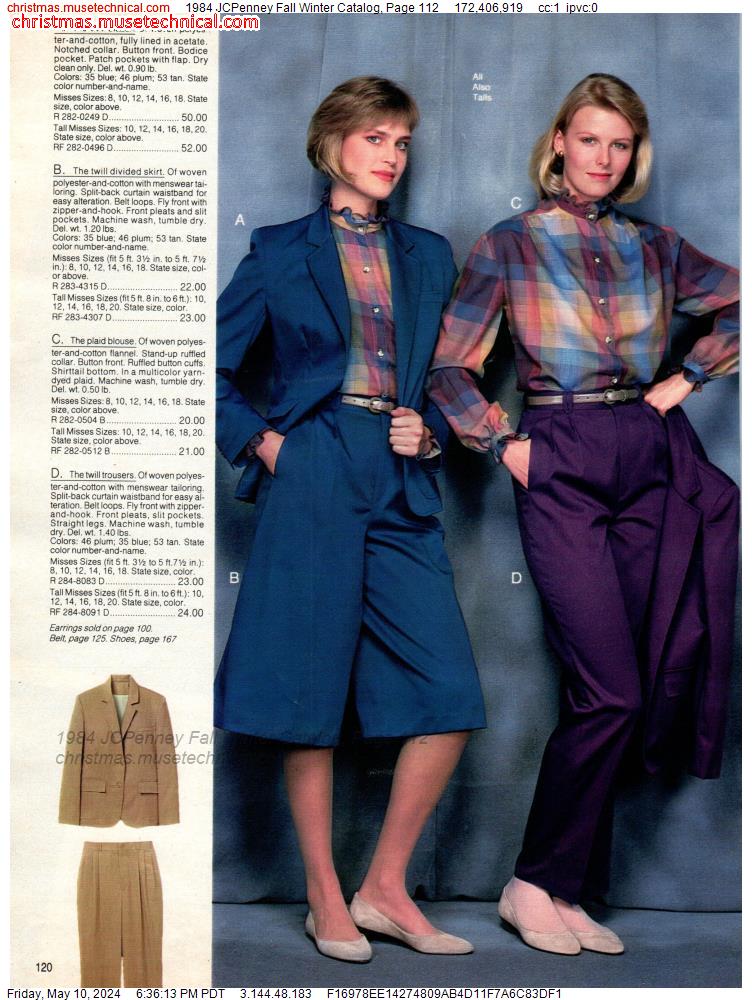 1984 JCPenney Fall Winter Catalog, Page 112