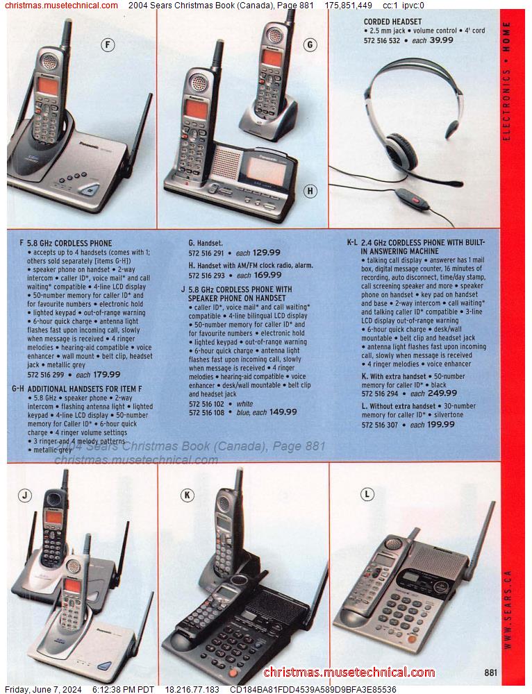 2004 Sears Christmas Book (Canada), Page 881