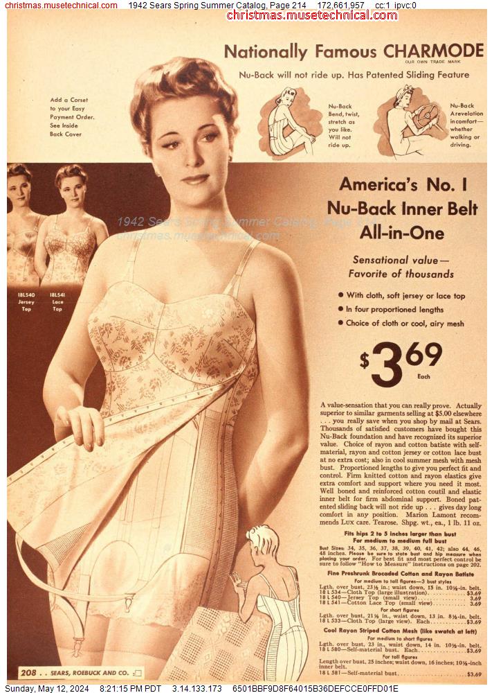 1942 Sears Spring Summer Catalog, Page 214