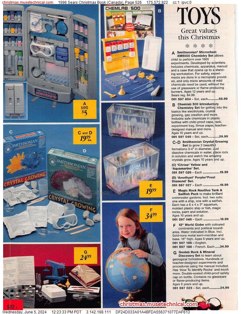 1996 Sears Christmas Book (Canada), Page 526