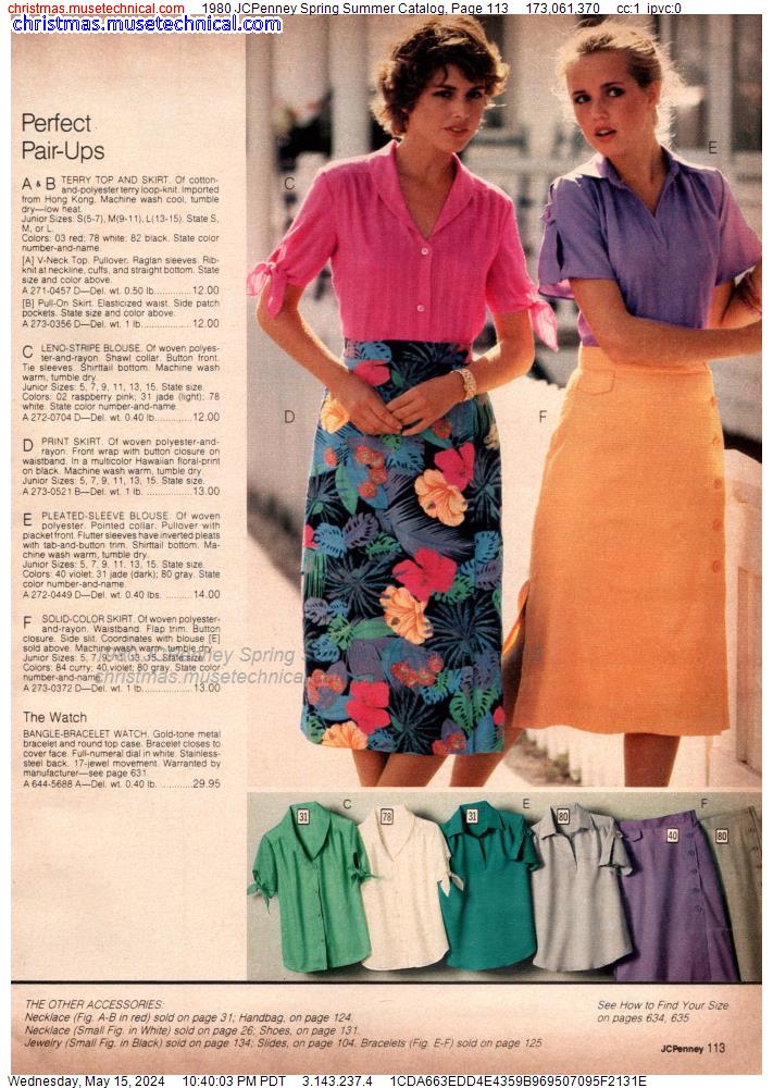 1980 JCPenney Spring Summer Catalog, Page 113
