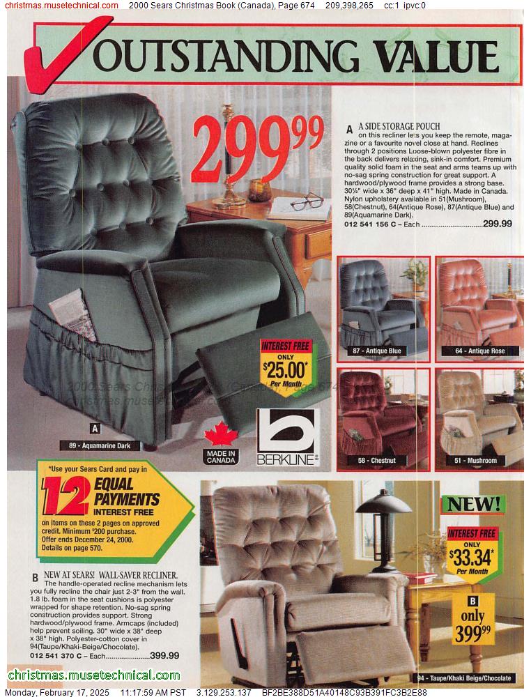 2000 Sears Christmas Book (Canada), Page 674