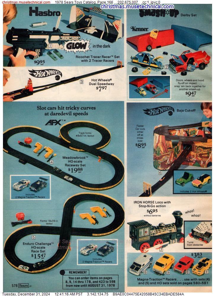 1978 Sears Toys Catalog, Page 166