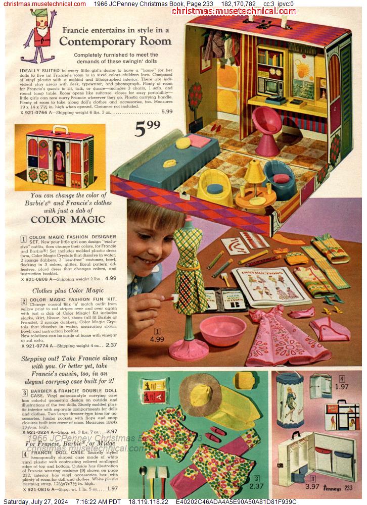 1966 JCPenney Christmas Book, Page 233