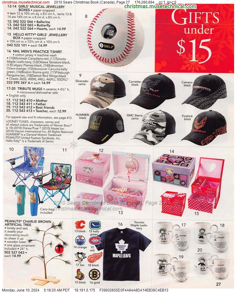 2010 Sears Christmas Book (Canada), Page 27