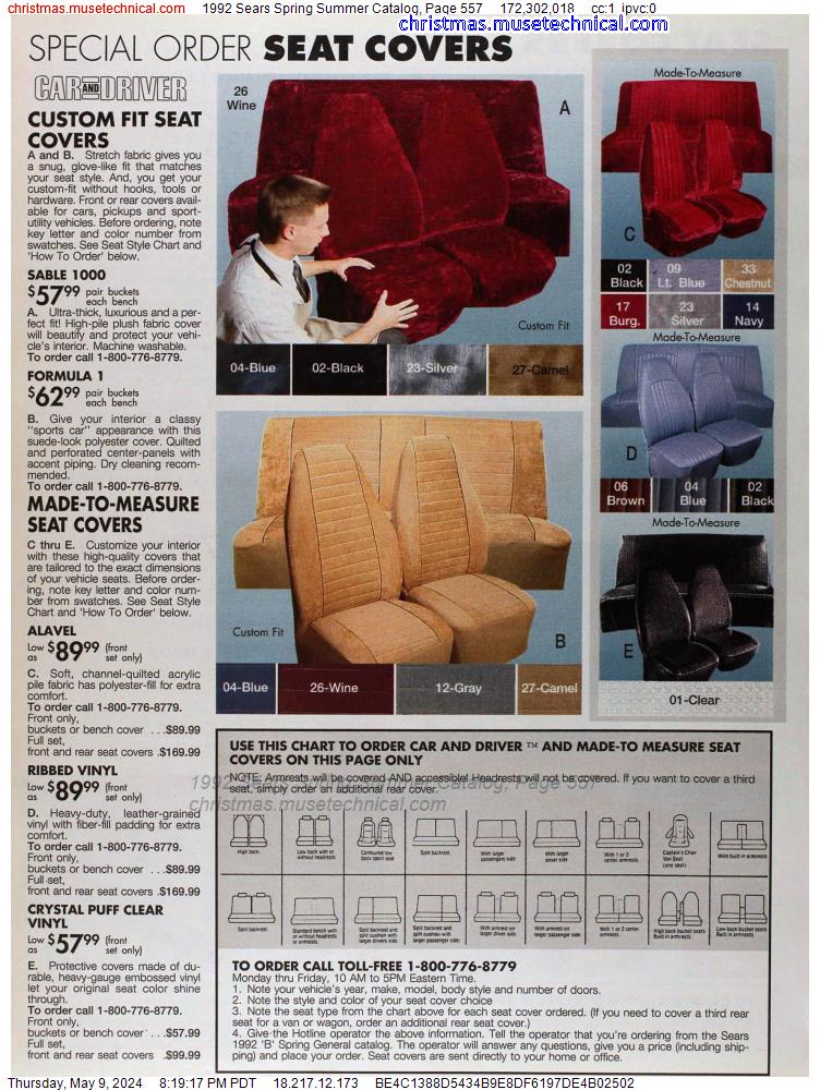 1992 Sears Spring Summer Catalog, Page 557