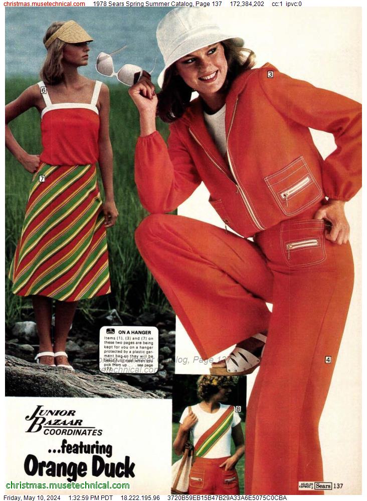 1978 Sears Spring Summer Catalog, Page 137
