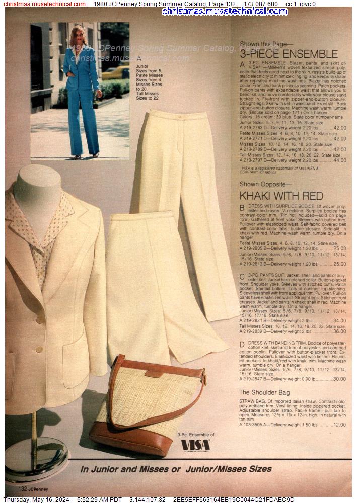 1980 JCPenney Spring Summer Catalog, Page 132