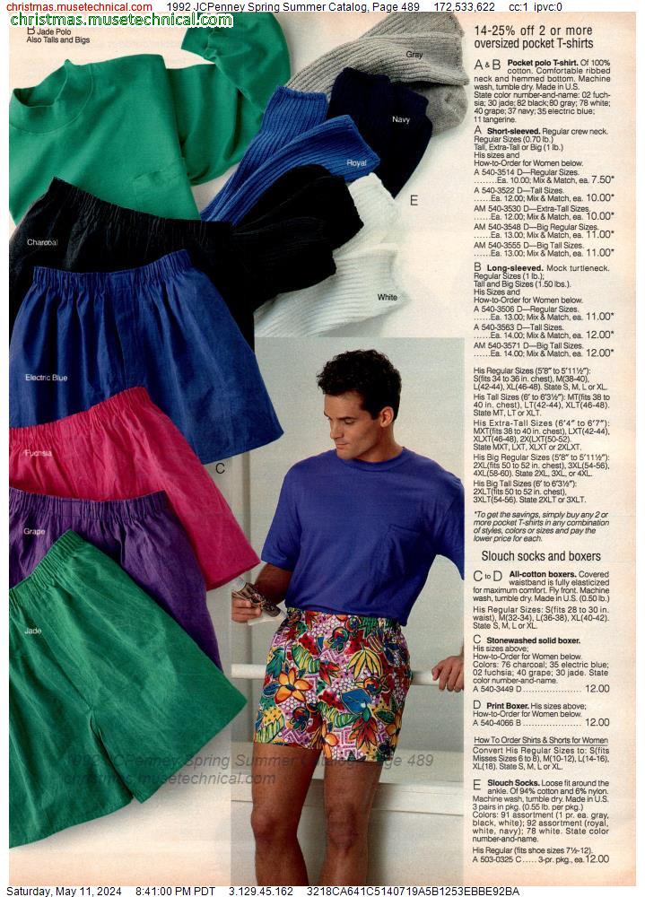 1992 JCPenney Spring Summer Catalog, Page 489