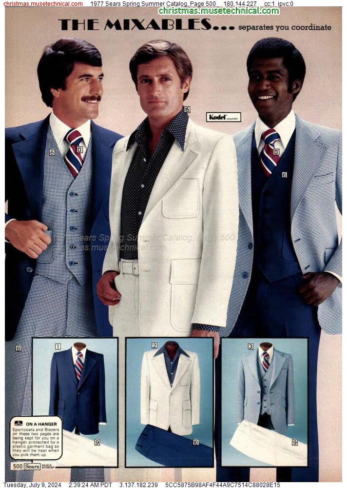 1977 Sears Spring Summer Catalog, Page 500